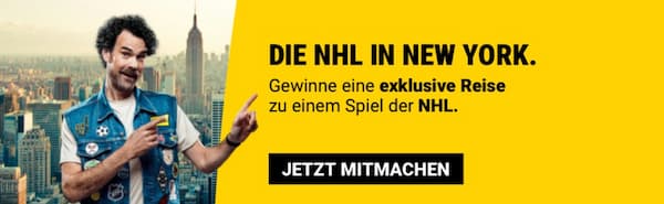 Nimm jetzt am Gewinnspiel teil und wahre deine Chance auf eine Reise nach New York zu einem Spiel der Rangers!